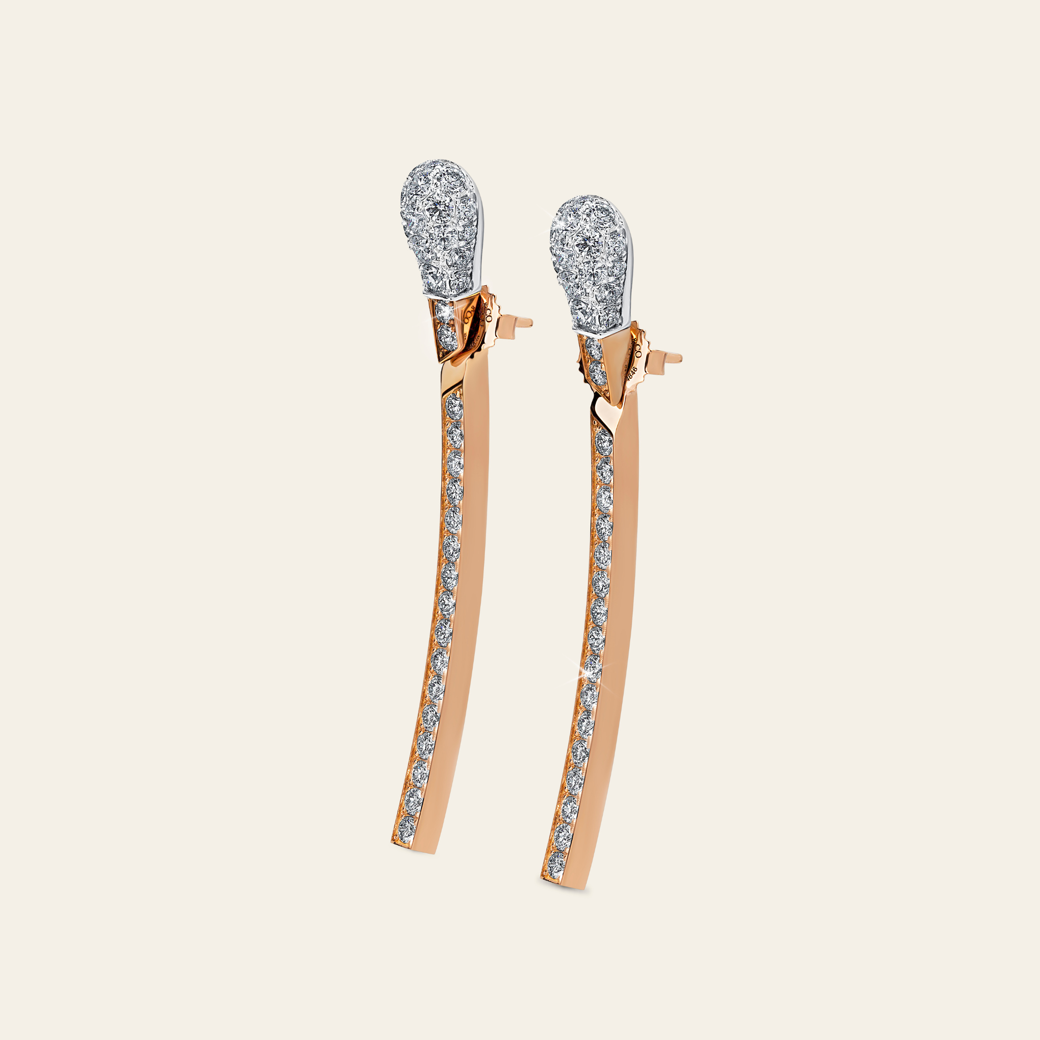 Match Diamond Earrings