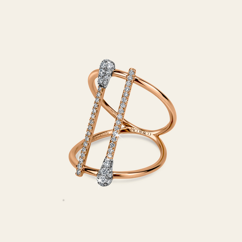 Match Diamond Ring_Rose Gold_White Diamonds_3