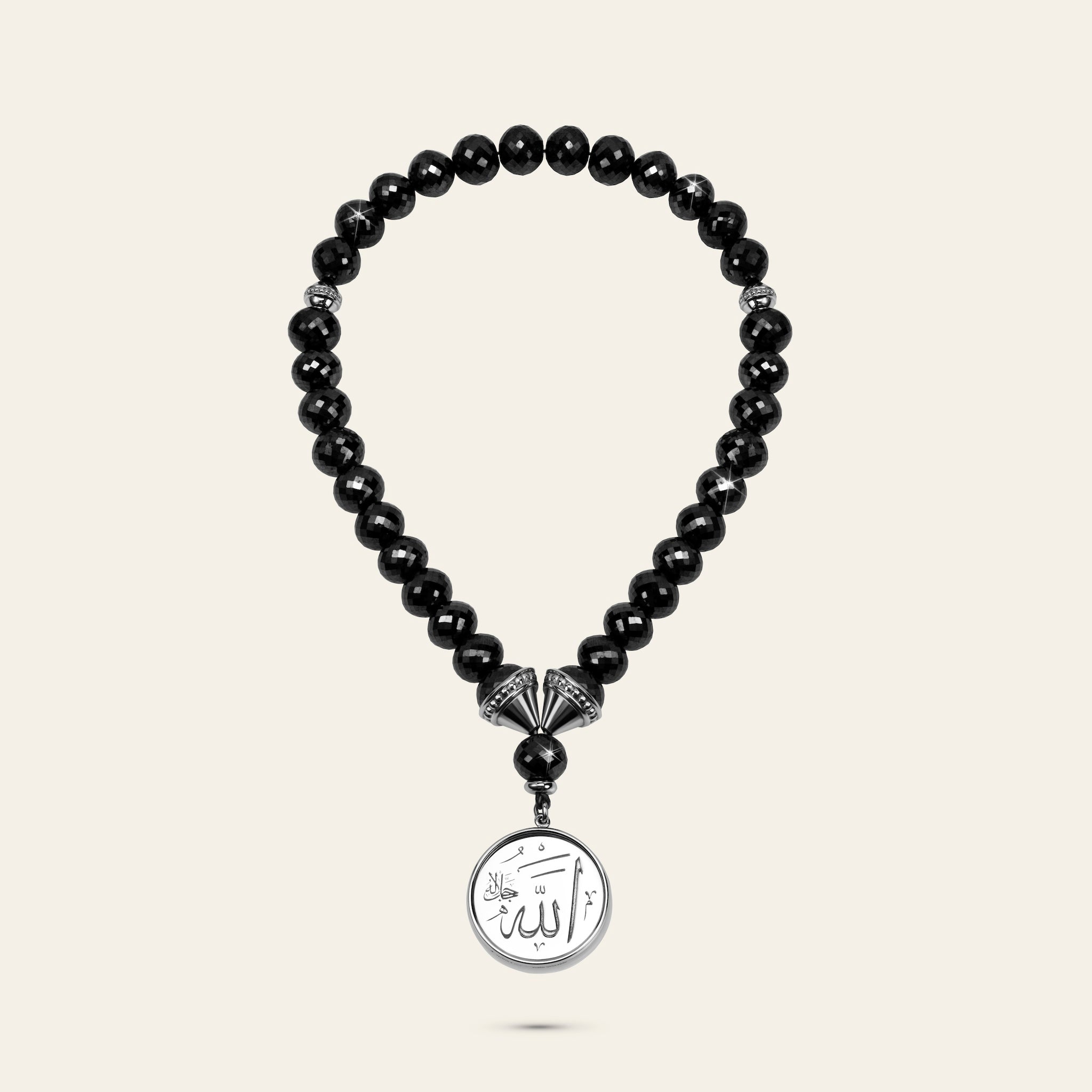 Sharq Prayer Beads_Platinum_Black Diamonds_1
