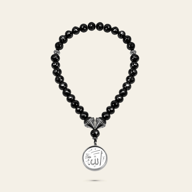 Sharq Prayer Beads_Platinum_Black Diamonds_1