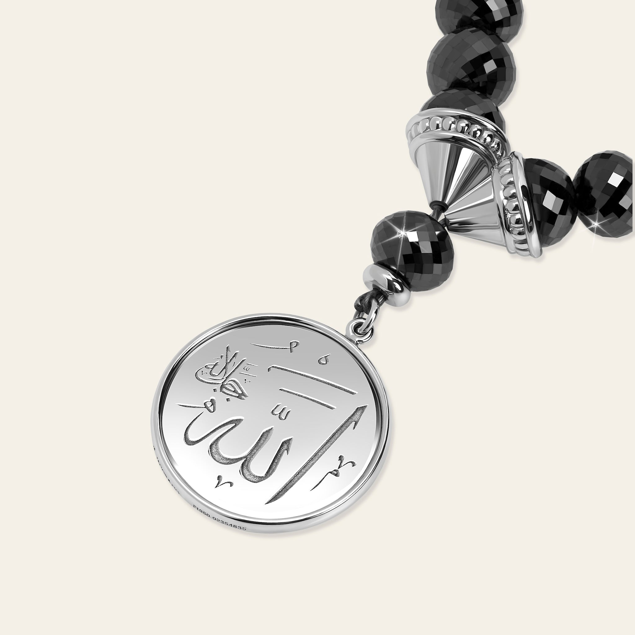 Sharq Prayer Beads_Platinum_Black Diamonds_2
