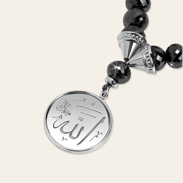Sharq Prayer Beads_Platinum_Black Diamonds_2