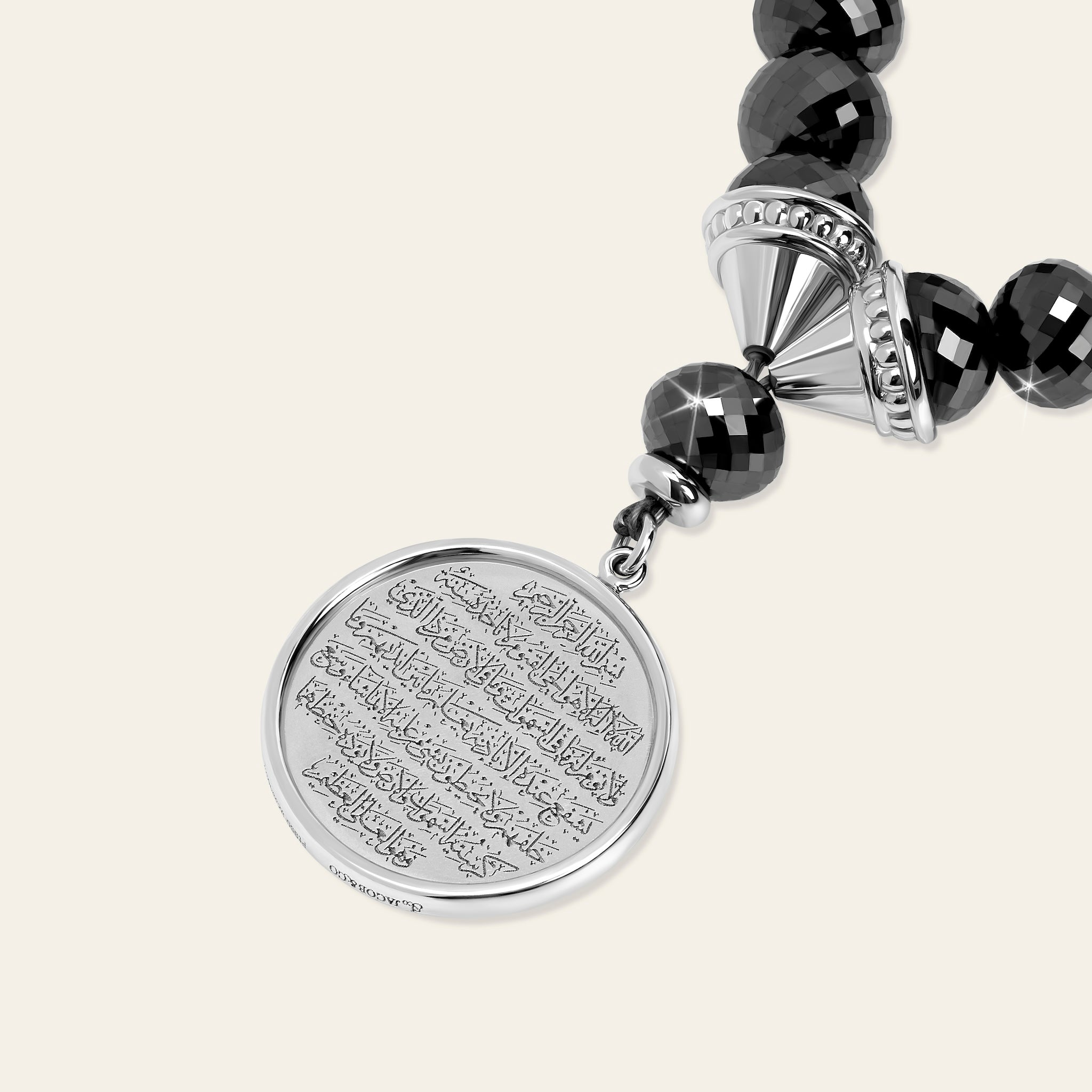 Sharq Prayer Beads_Platinum_Black Diamonds_4