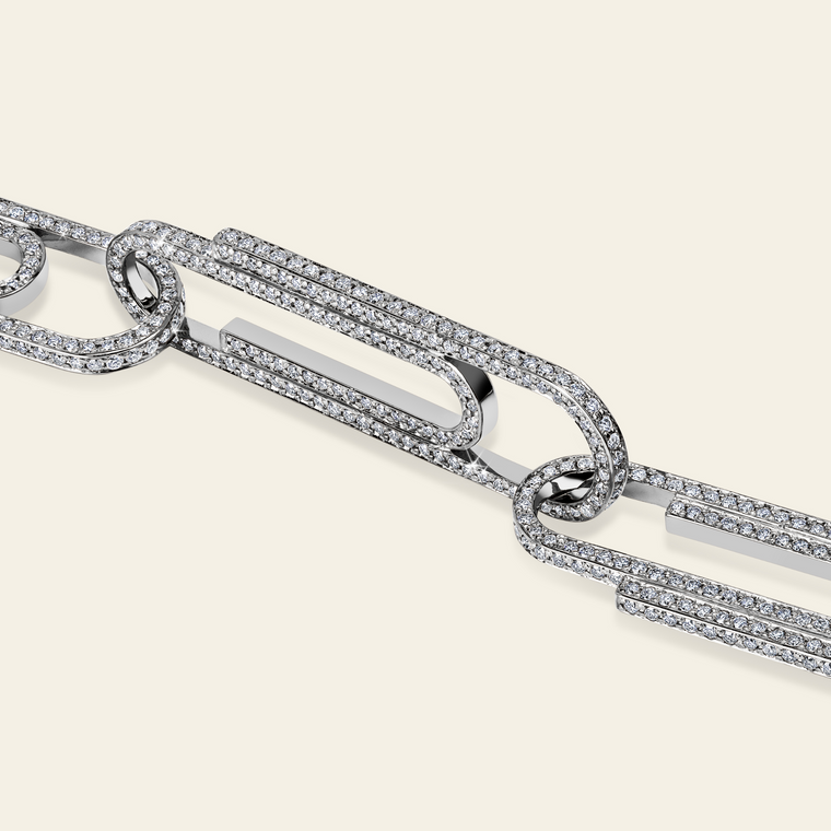 Office Supplies Diamond Bracelet