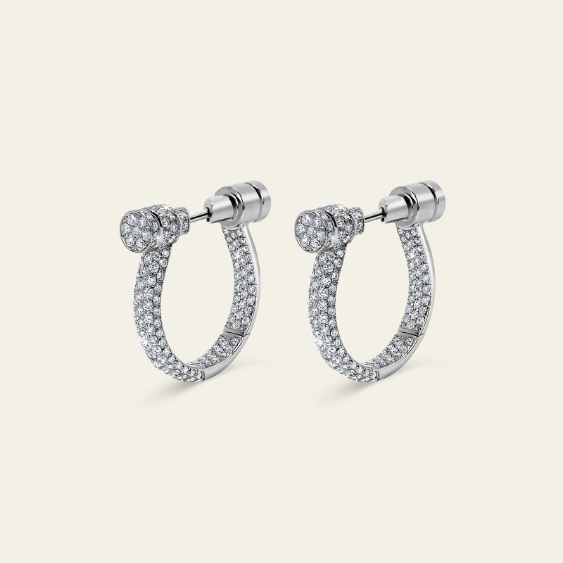Estribo Earrings_White Gold_White Diamonds_2