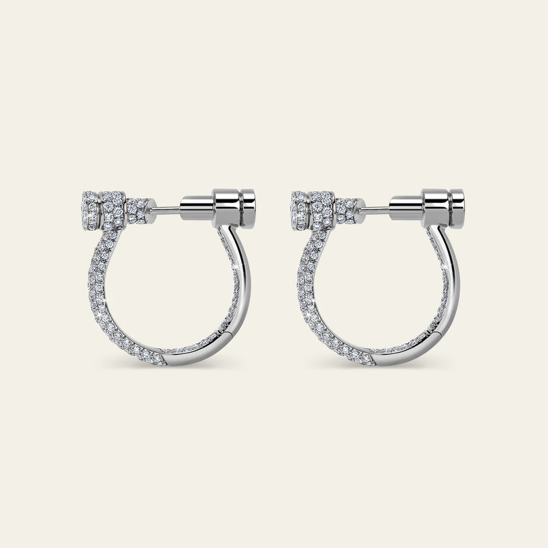 Estribo Earrings_White Gold_White Diamonds_1