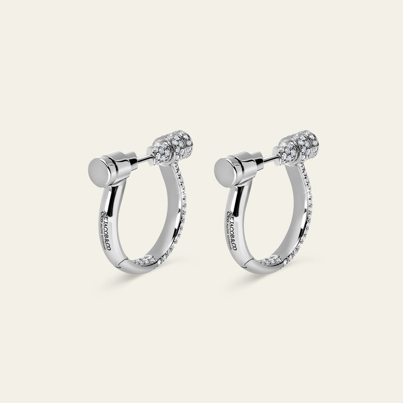Estribo Earrings_White Gold_White Diamonds_5