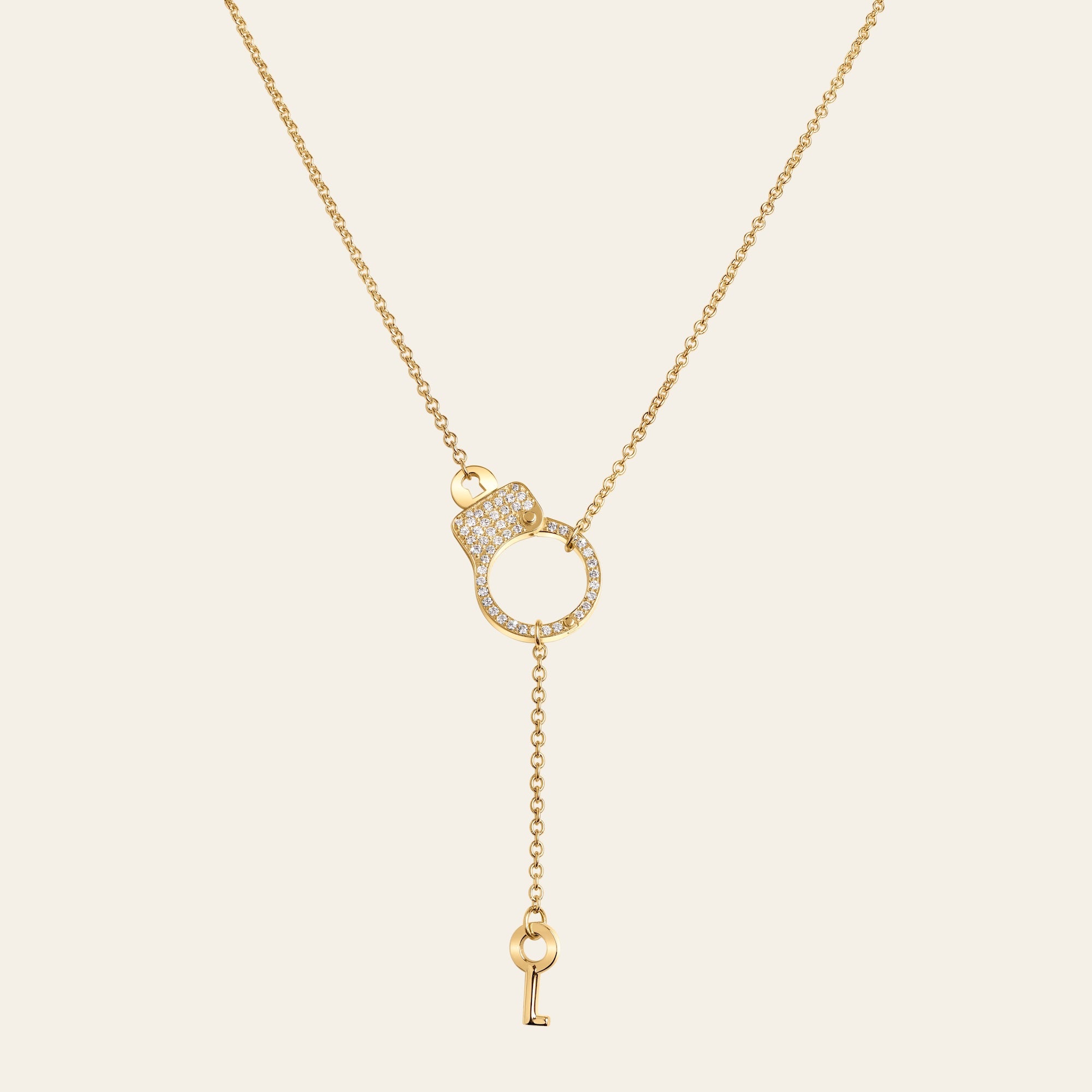 Love Lockdown Single Cuff Diamond Pendant