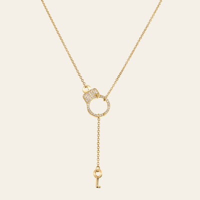 Love Lockdown Single Cuff Diamond Pendant
