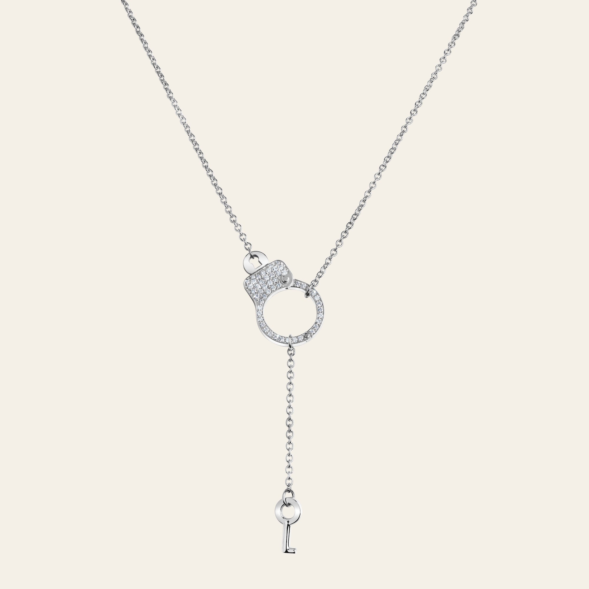 Love Lockdown Single Cuff Diamond Pendant