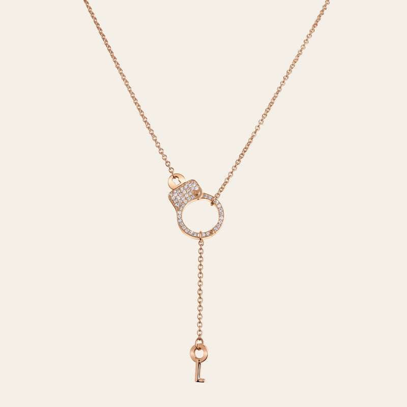 Love Lockdown Single Cuff Diamond Pendant