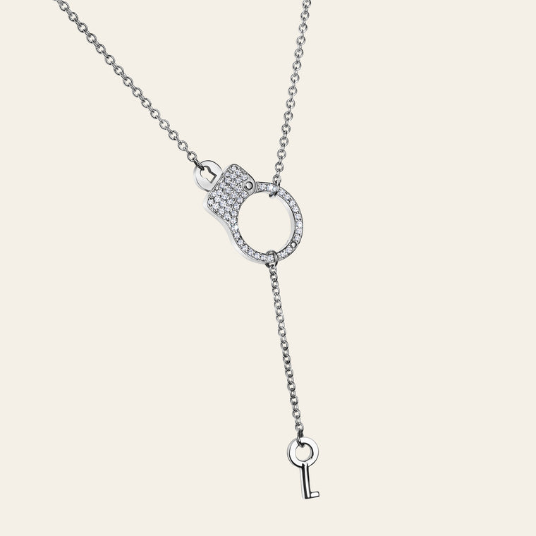 Love Lockdown Single Cuff Diamond Pendant