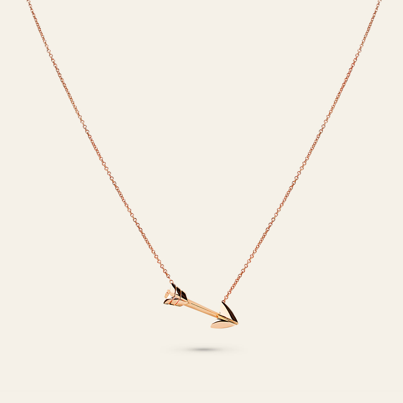 Super Arrow Pendant_Rose Gold_1