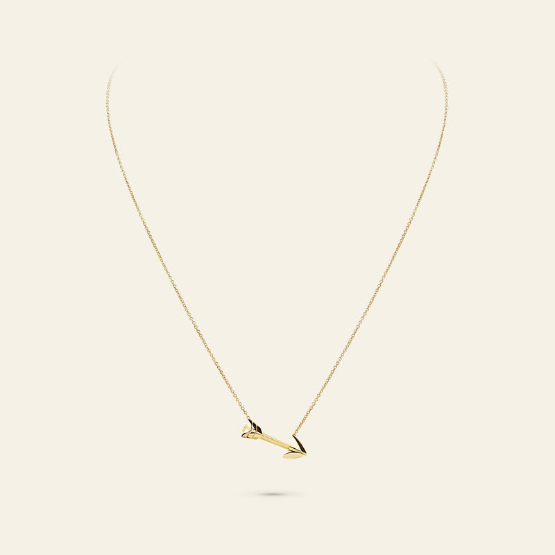 Super Arrow Pendant_Yellow Gold_3