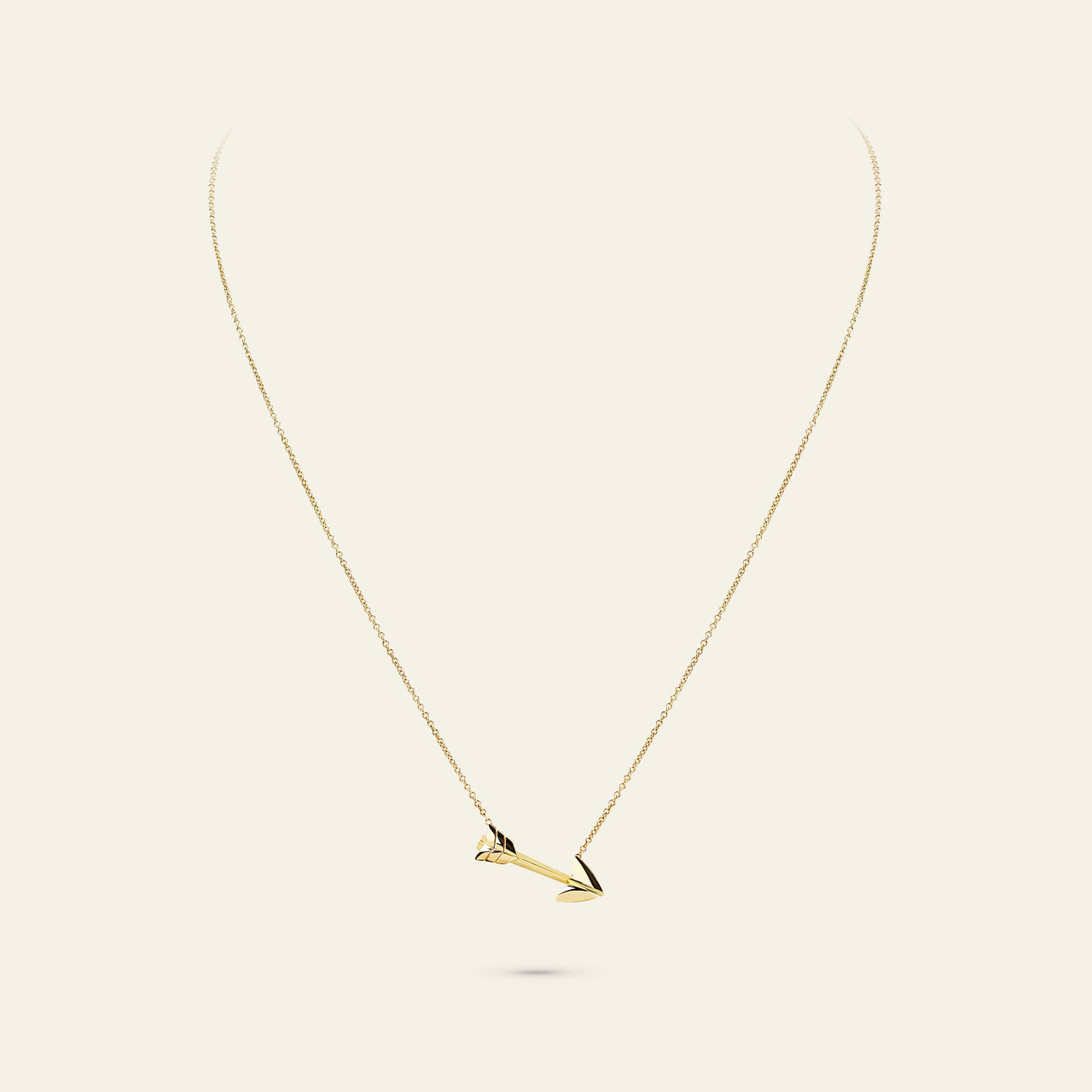 Super Arrow Pendant_Yellow Gold_3