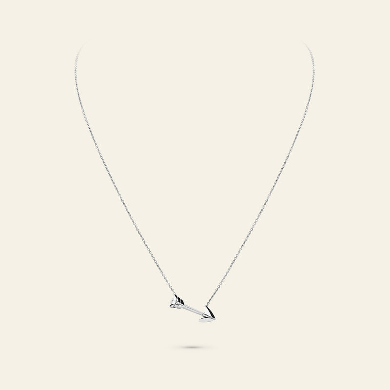 Super Arrow Pendant_White Gold_3