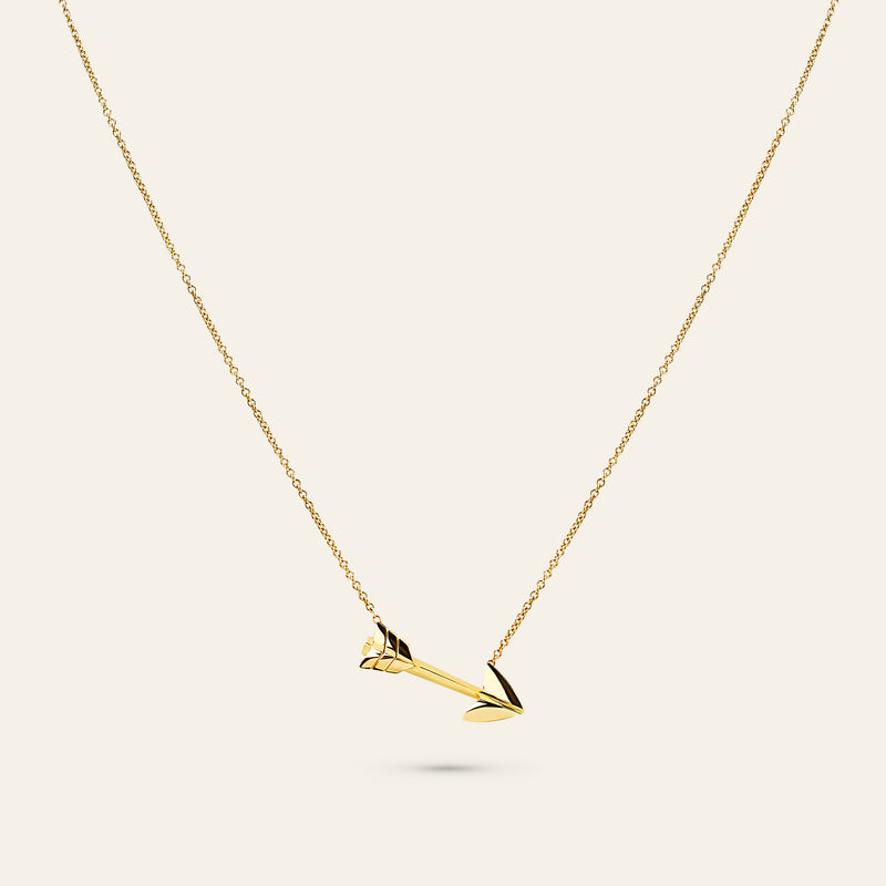 Super Arrow Pendant_Yellow Gold_1