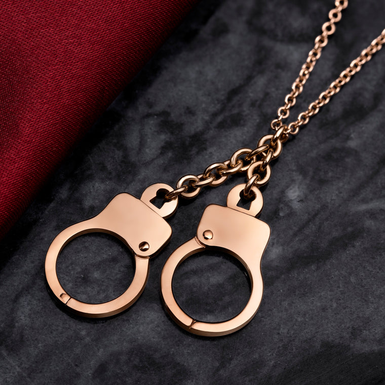 Love Lockdown Cuff Necklace_Rose Gold_3