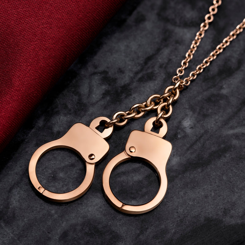 Love Lockdown Cuff Necklace_Rose Gold_3