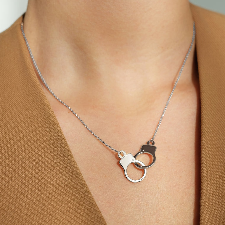 Love Lockdown Interlocking Necklace_Sterling Silver_5