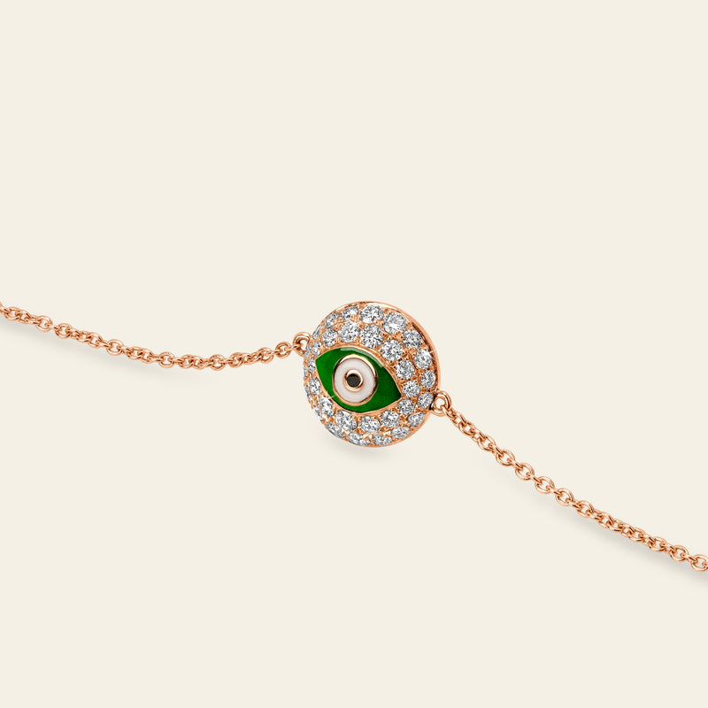 Evil Eye Diamond Bracelet