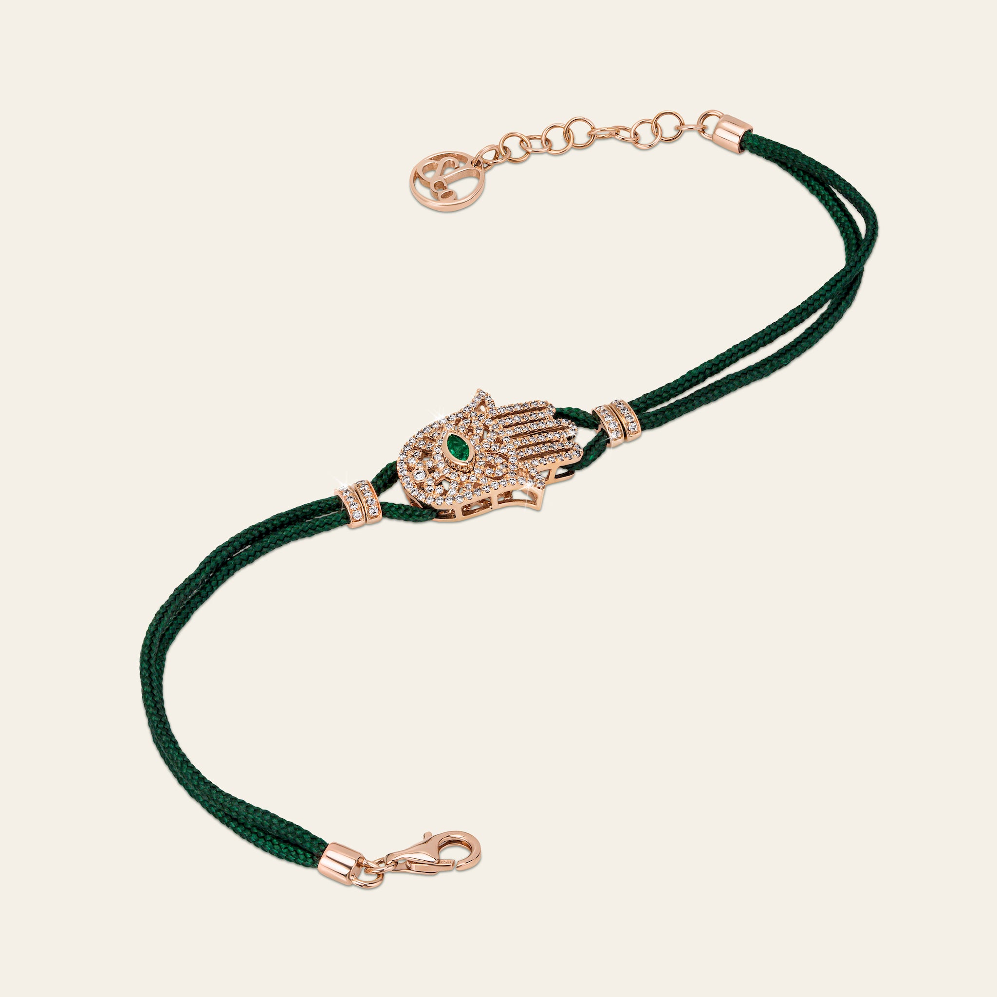 Black Hamsa Bracelet.