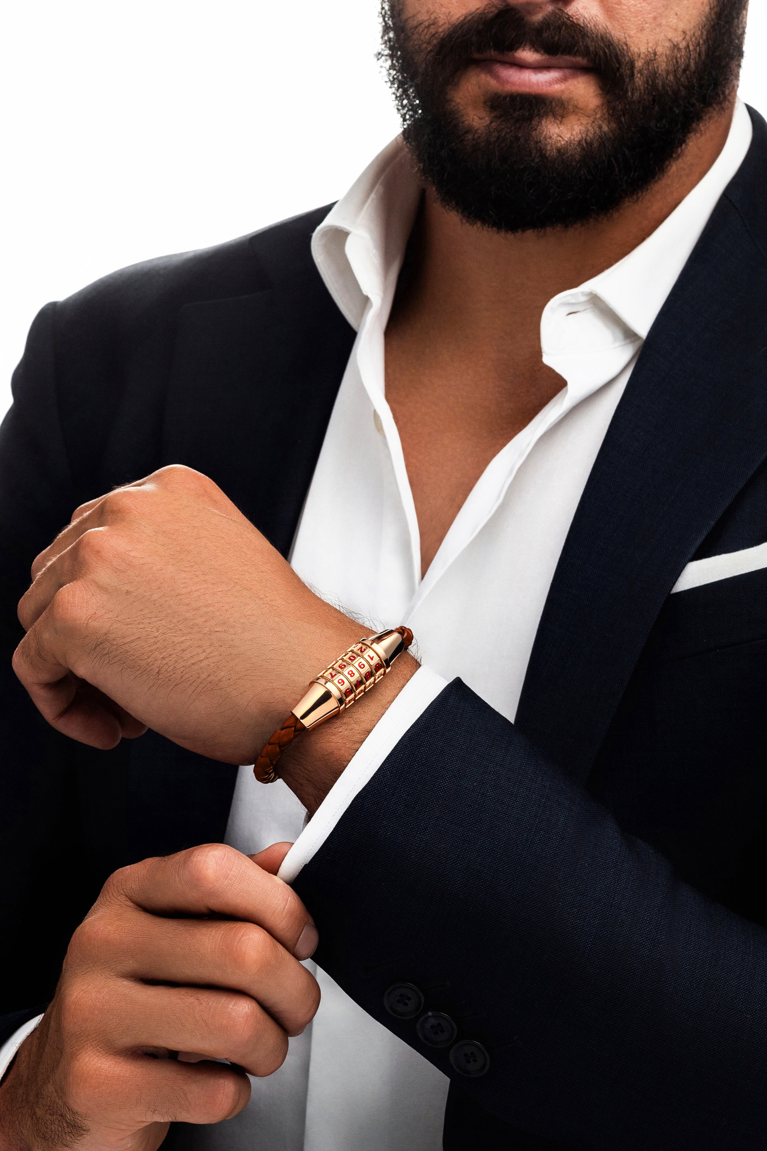 Jacob's Code_Brown_Rose Gold_Model Image_1