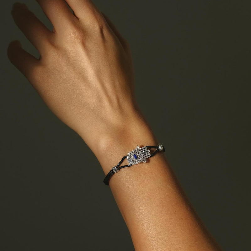 Hamsa Diamond Bracelet