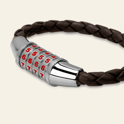 Jacob's Code Brown Stainless Steel 6