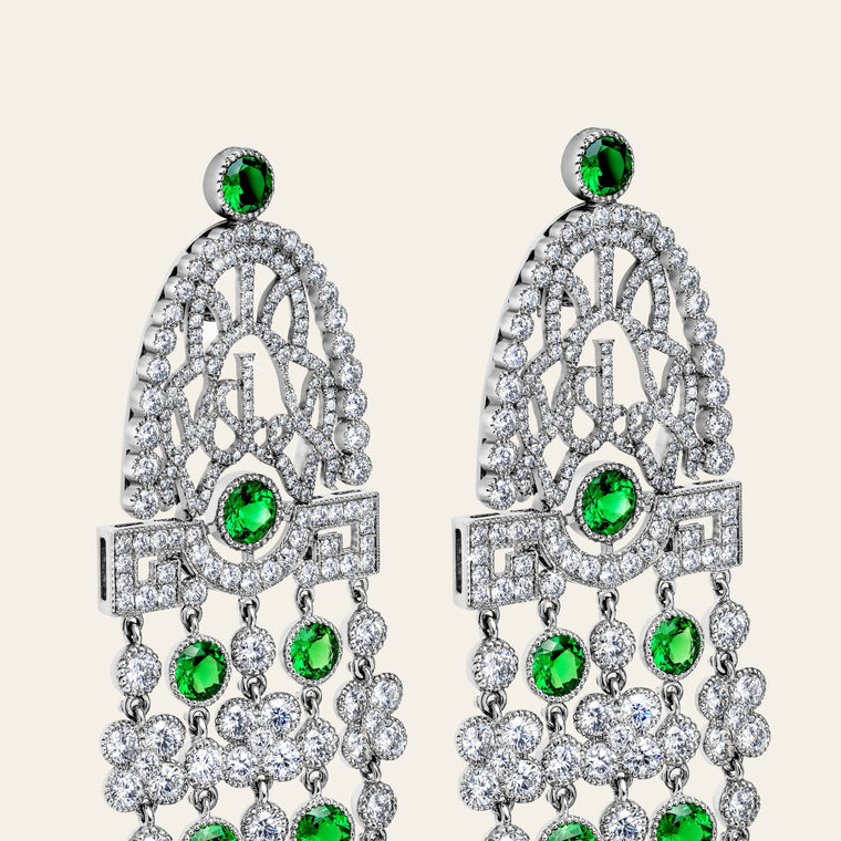 Jezebel Tsavorite Earrings