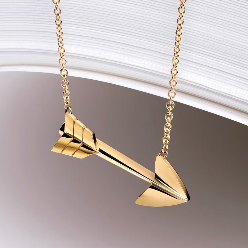 Super Arrow Pendant_Yellow Gold_4