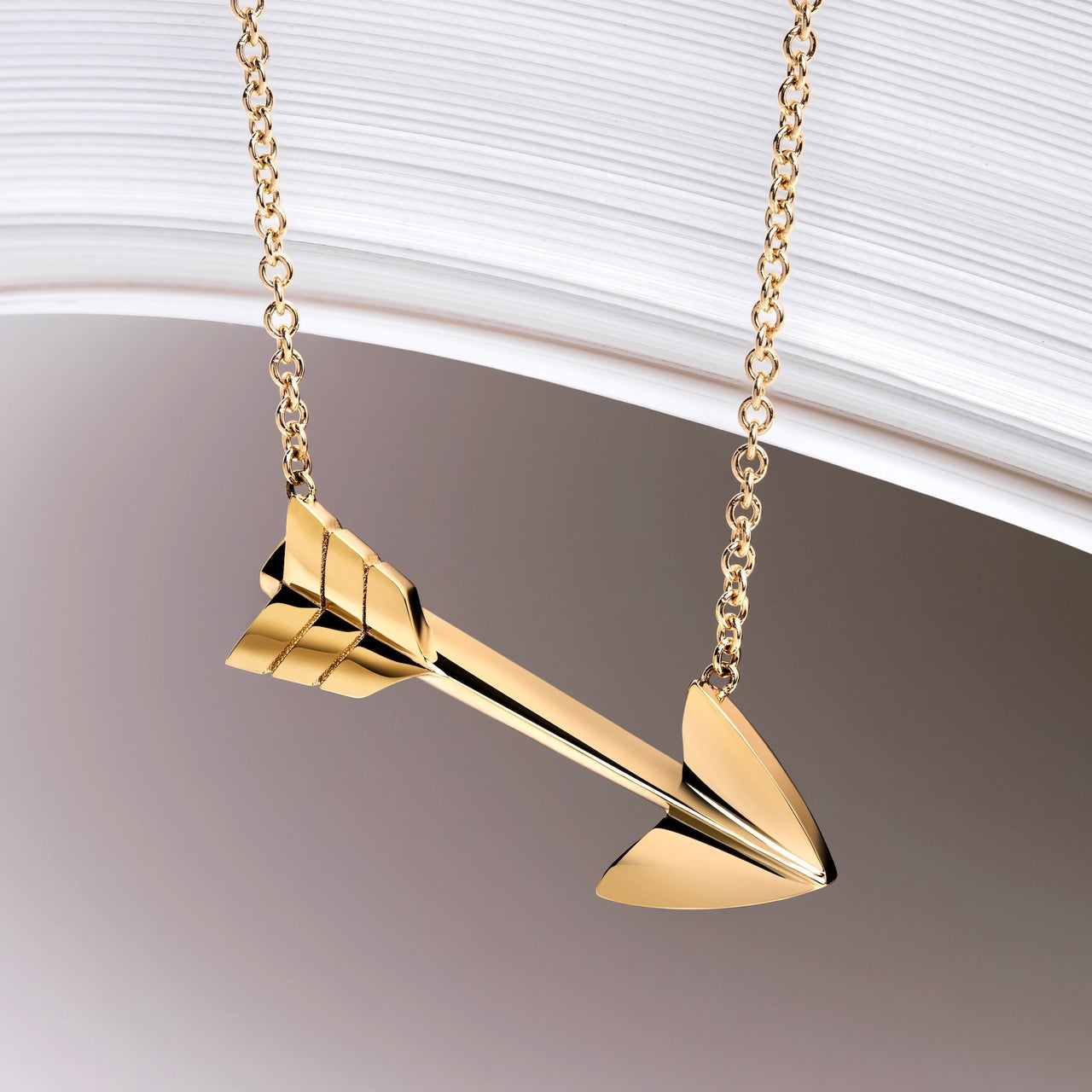 Super Arrow Pendant_Yellow Gold_4