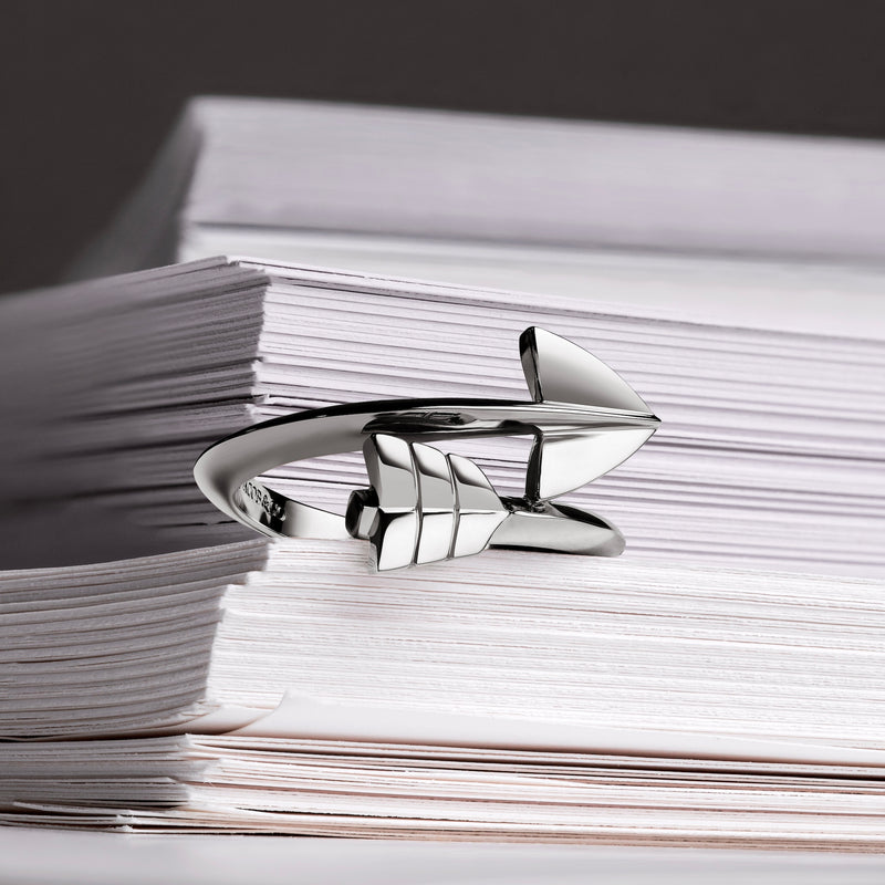 Super Arrow Ring_White Gold_4