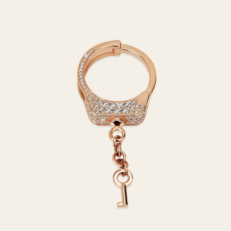 Love Lockdown Diamond Ring_Rose Gold_White Diamonds_4