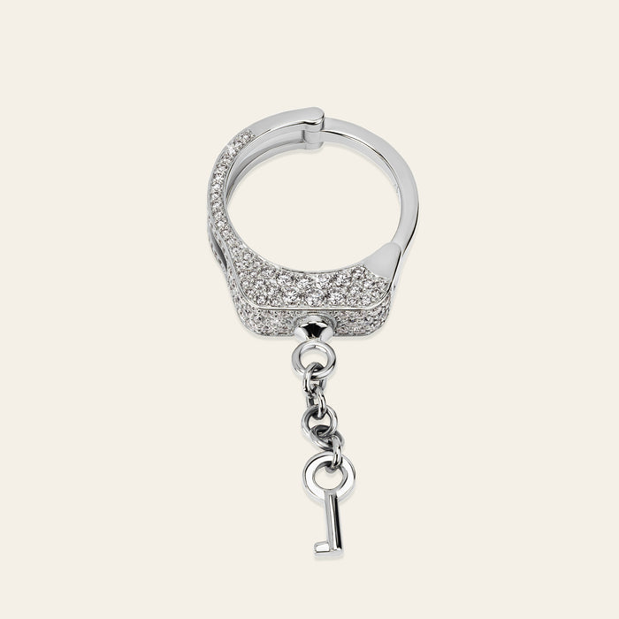 Love Lockdown Diamond Ring_White Gold_White Diamonds_4