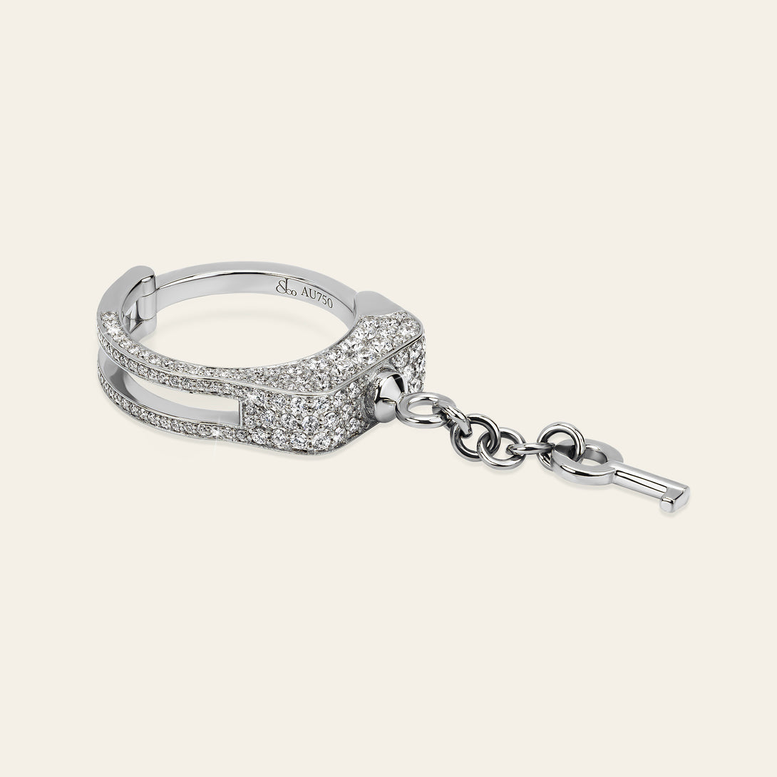 Love Lockdown Diamond Ring_White Gold_White Diamonds_3