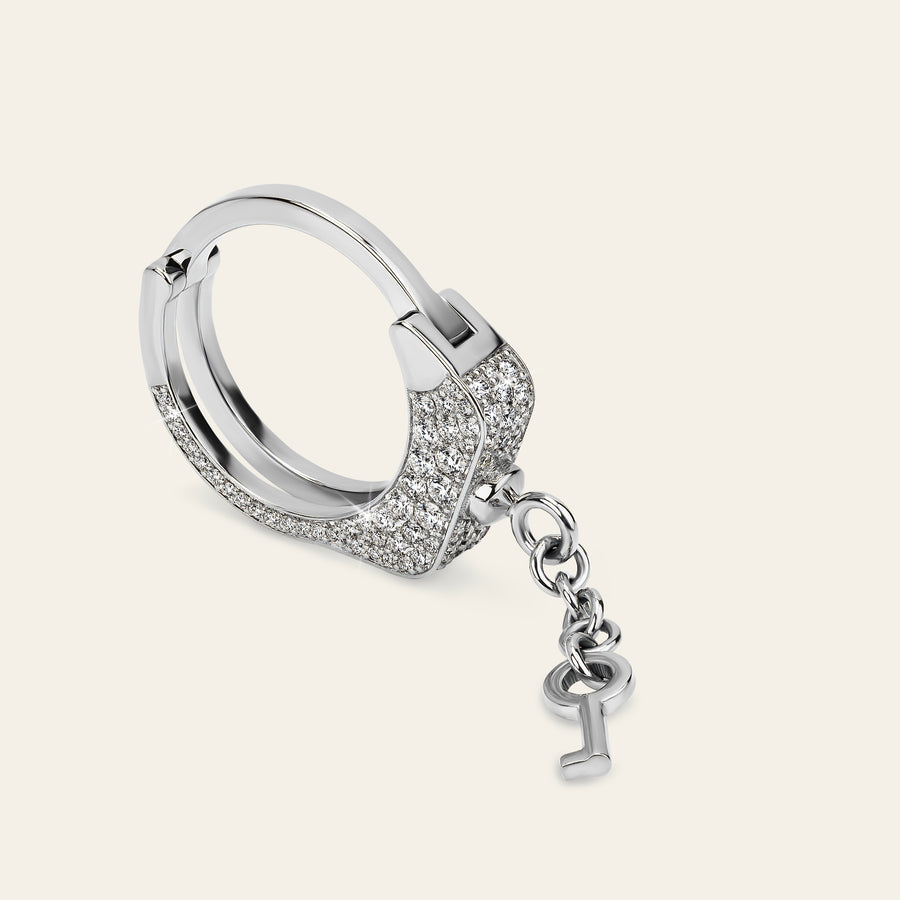 Love Lockdown Diamond Ring_White Gold_White Diamonds_1