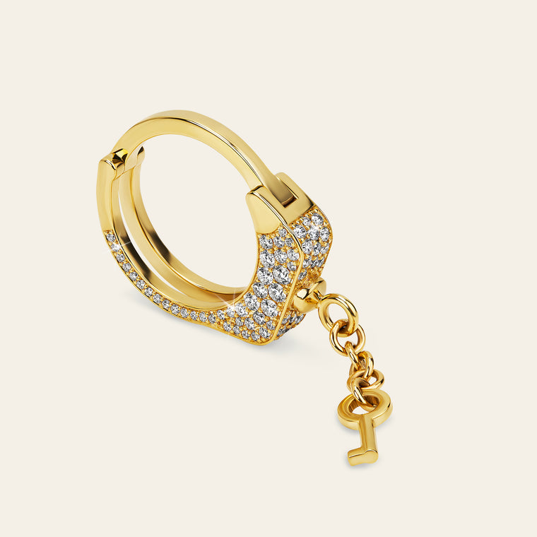Love Lockdown Diamond Ring_Yellow Gold_White Diamonds_1
