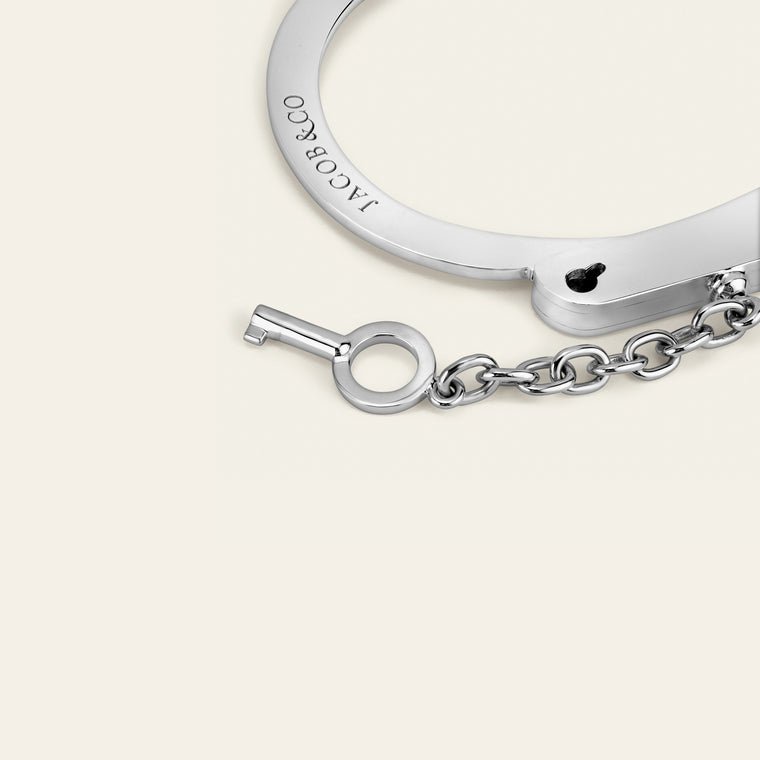 Love Lockdown Bracelet White Gold 1