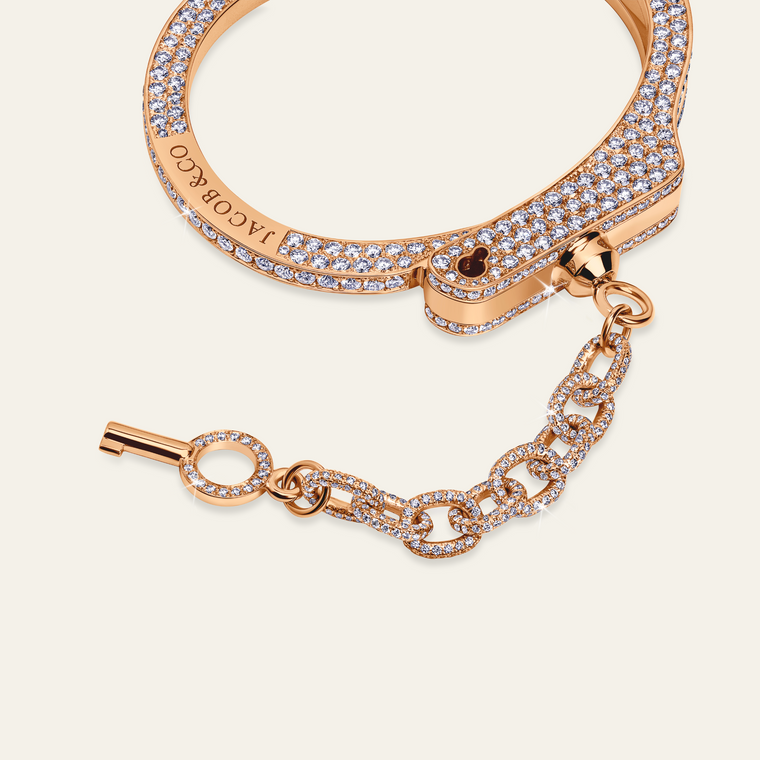 Love Lockdown Diamond Bracelet Rose Gold 1