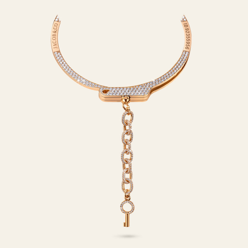 Love Lockdown Diamond Choker Rose Gold 6
