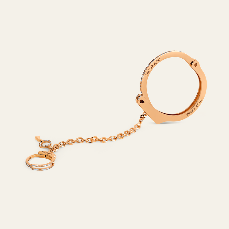 Love Lockdown Diamond Wristlet Rose Gold 2