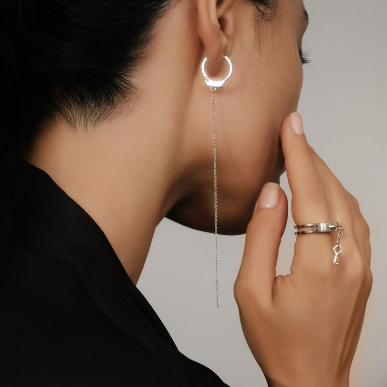 Love_Lockdown_Earrings_Sterling Silver_Lifestyle_2