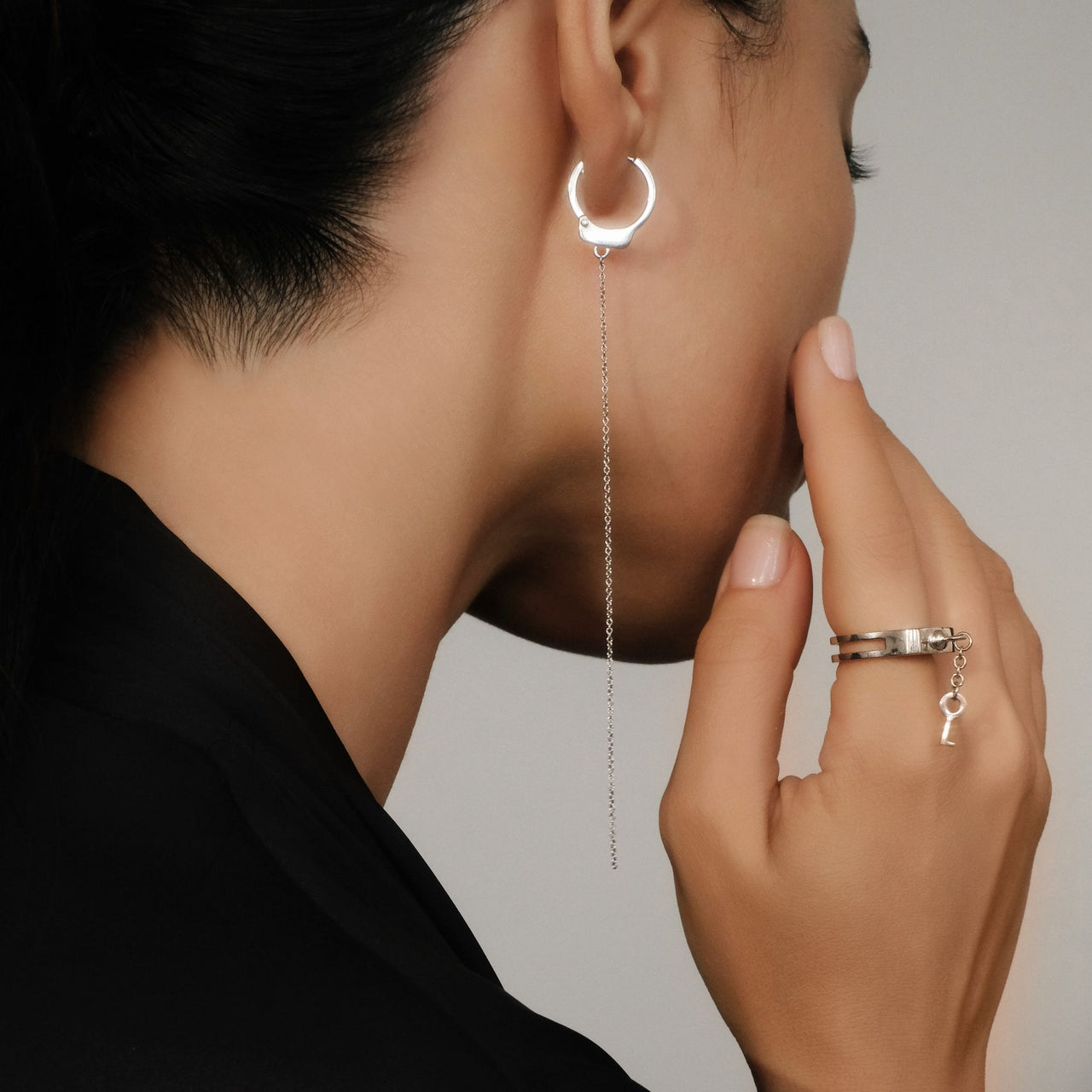 Love_Lockdown_Earrings_Sterling Silver_Lifestyle_2