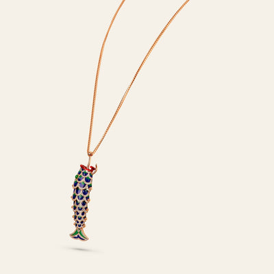 Lucky You Necklace Rose Gold Large 9
