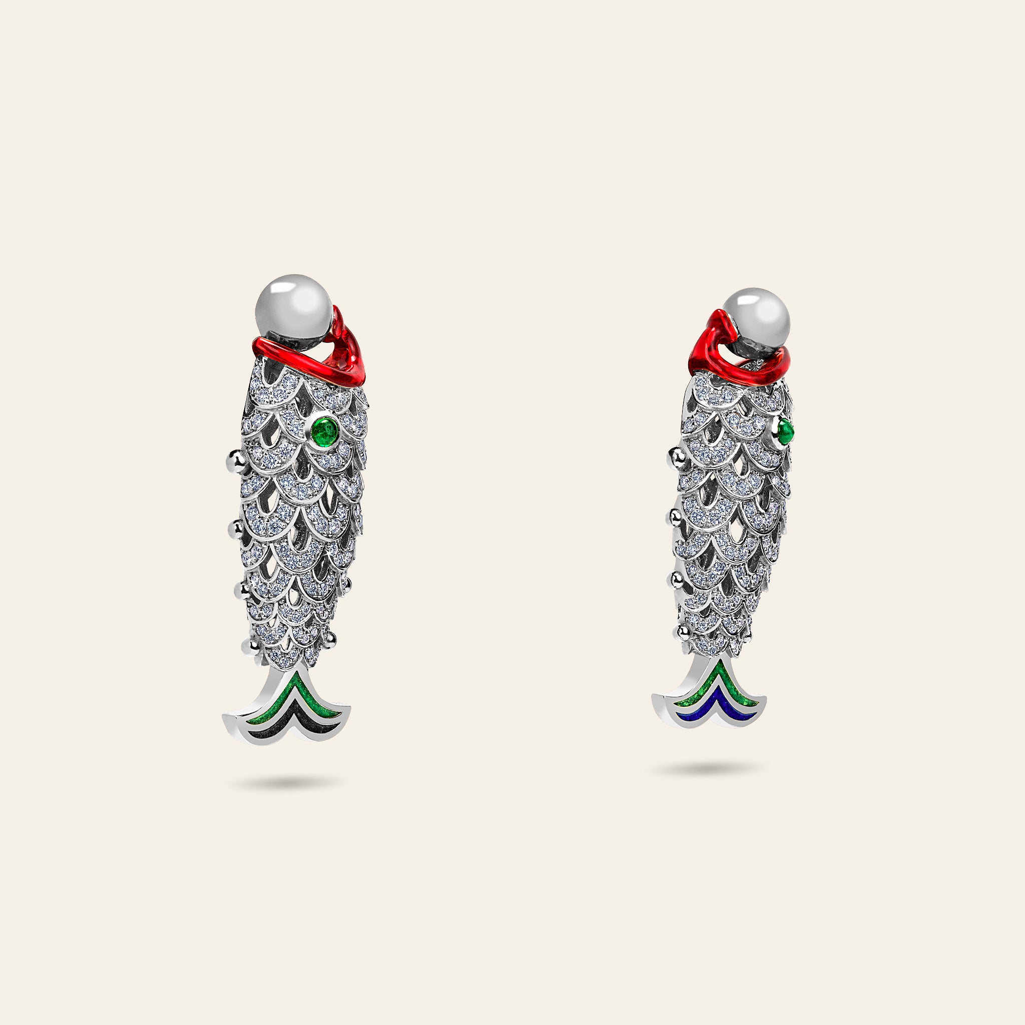 Lucky You White Gold Earrings 7