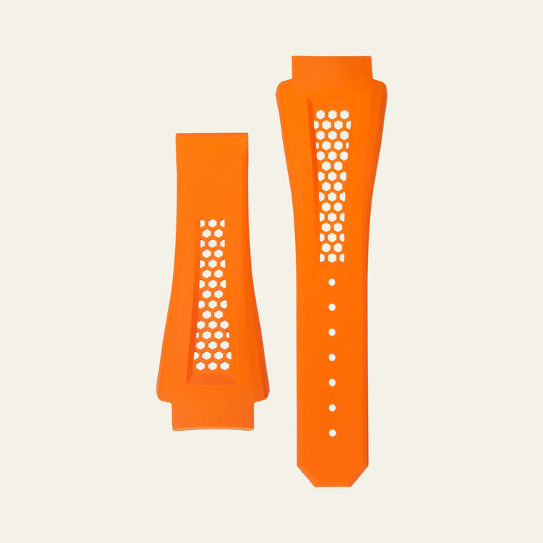 Orange Epic X Chrono 47mm Honeycomb Strap - L