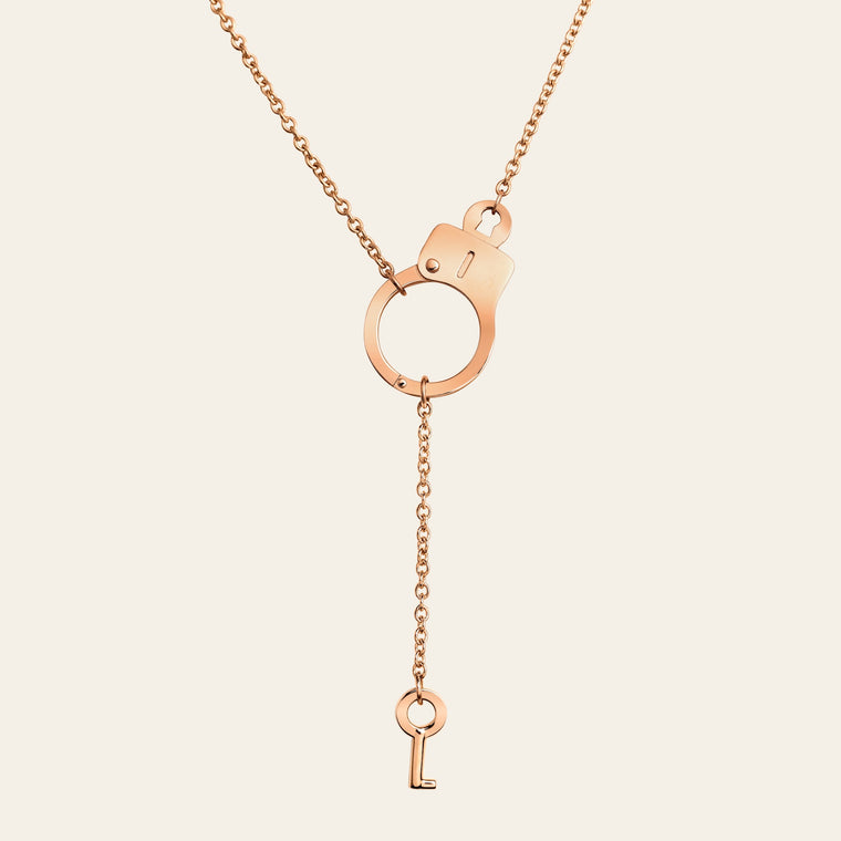 Love Lockdown Single Cuff Diamond Pendant