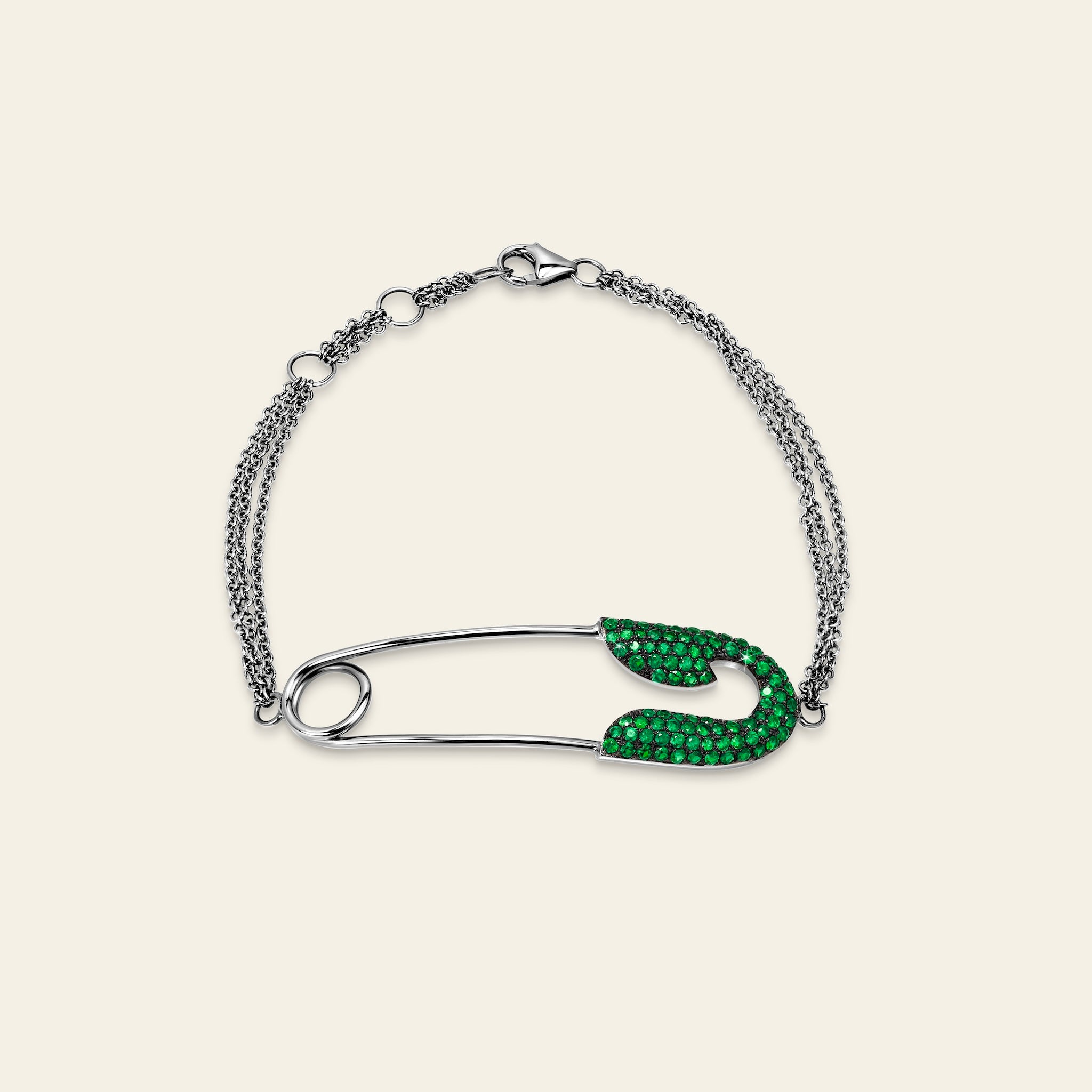 Securus Tsavorite Bracelet_White Gold_Tsavorites_1