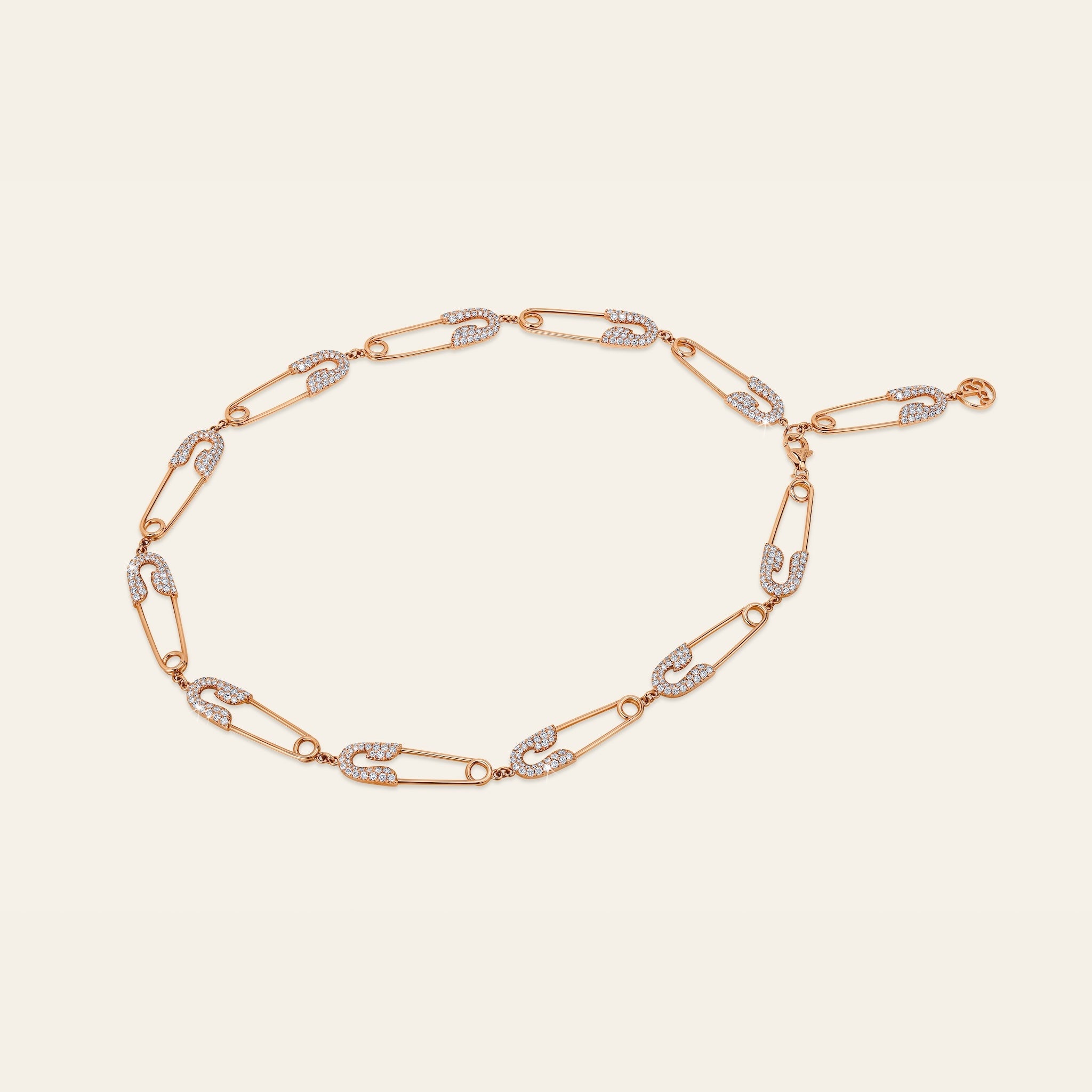 Securus Diamond Choker Rose Gold 5
